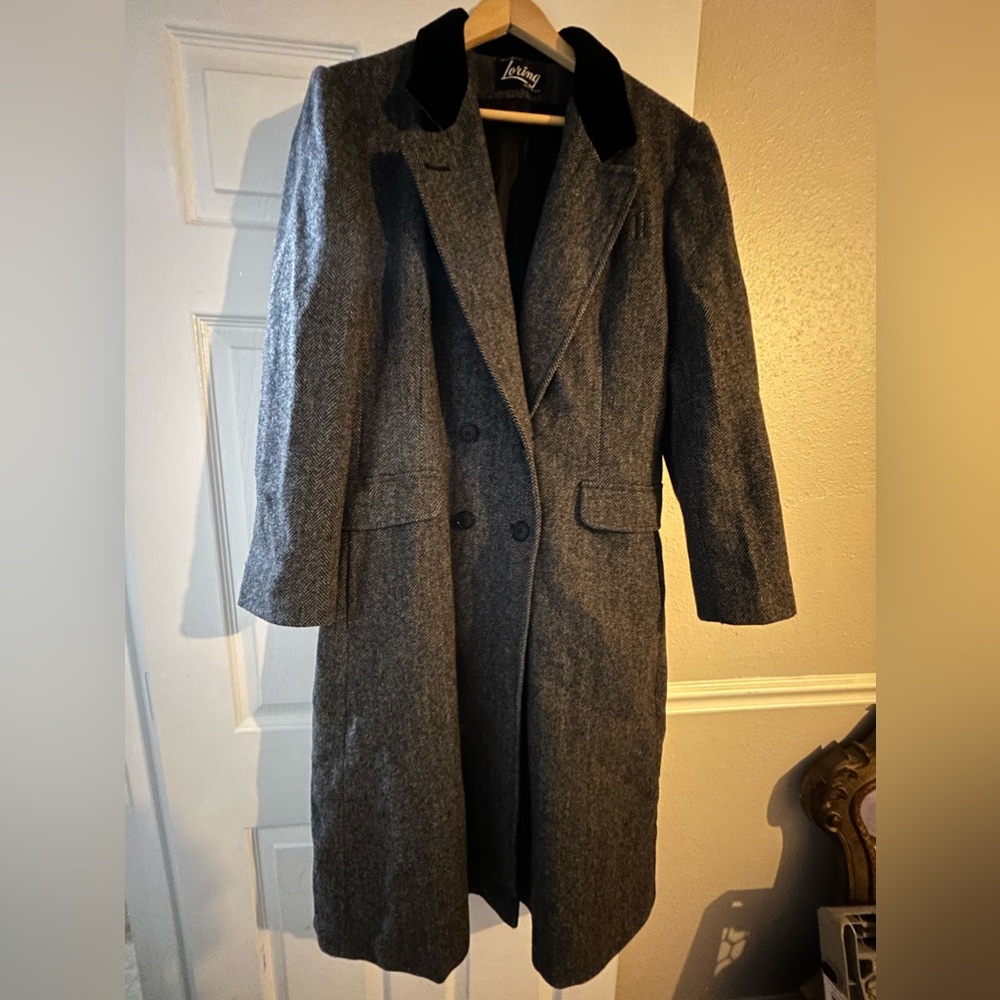 Womens vintage Loring wool coat